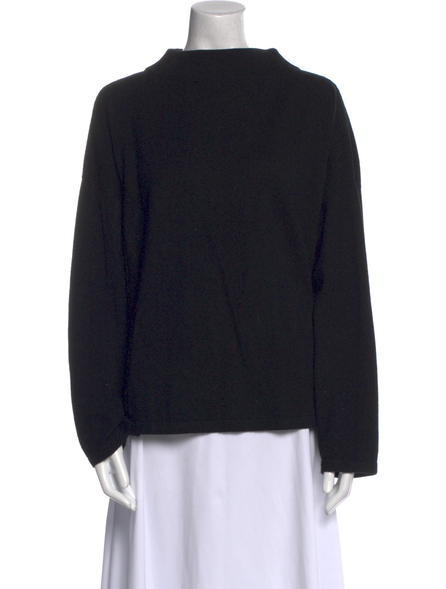 Akris Punto Virgin Wool Mock Neck Sweater