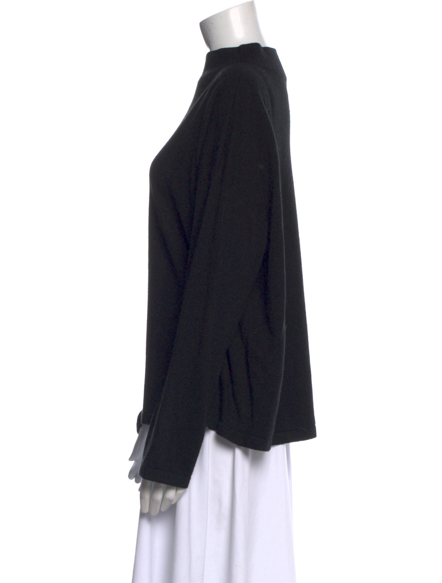 Akris Punto Virgin Wool Mock Neck Sweater