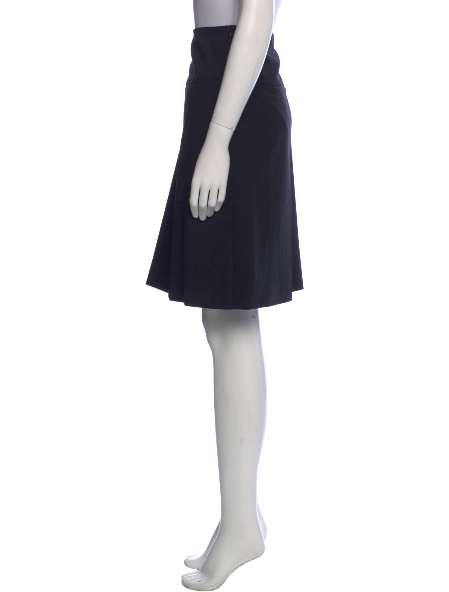 Akris Punto Wool Knee-Length Skirt