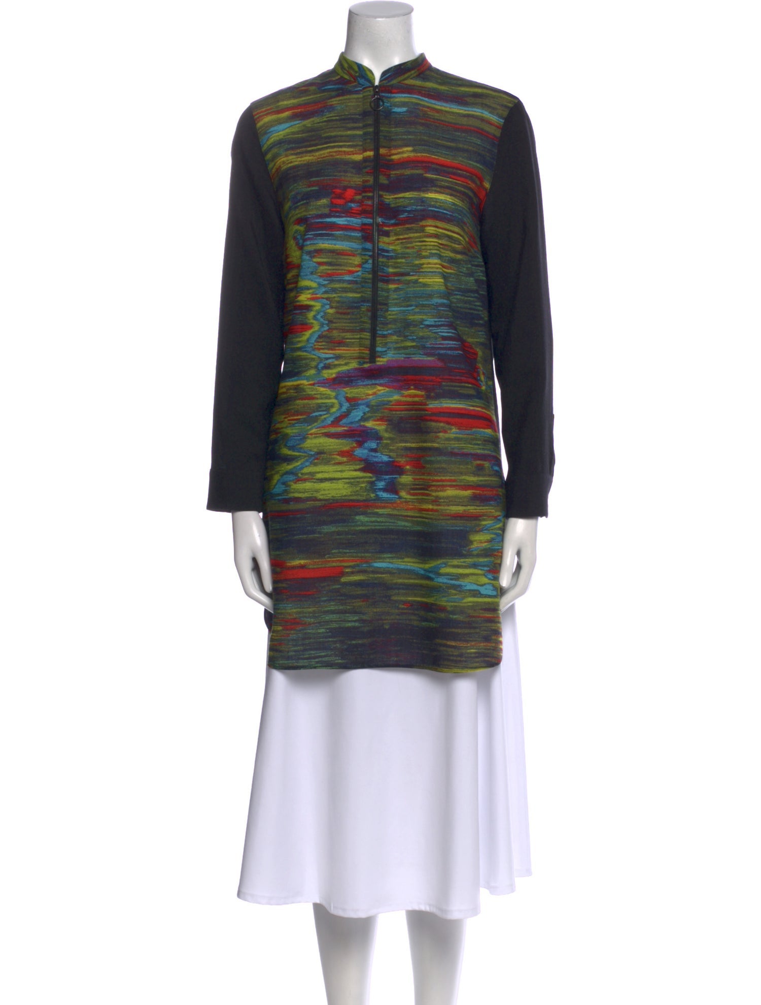 Akris Punto Wool Striped Tunic
