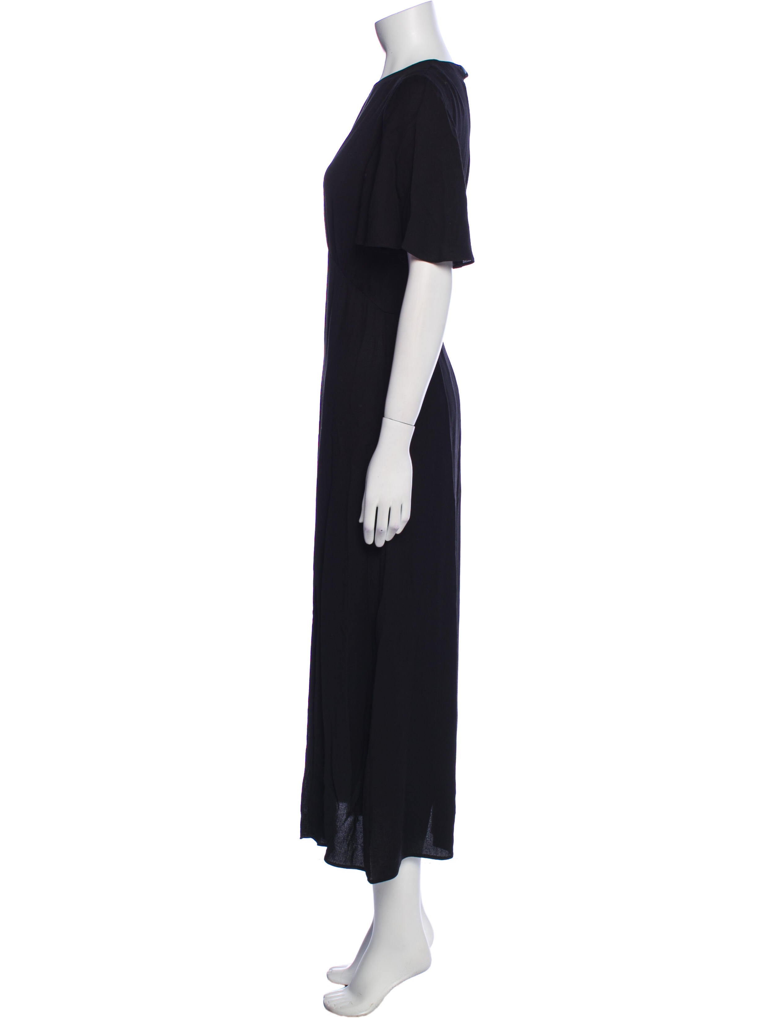 Akris Punto Crew Neck Long Dress
