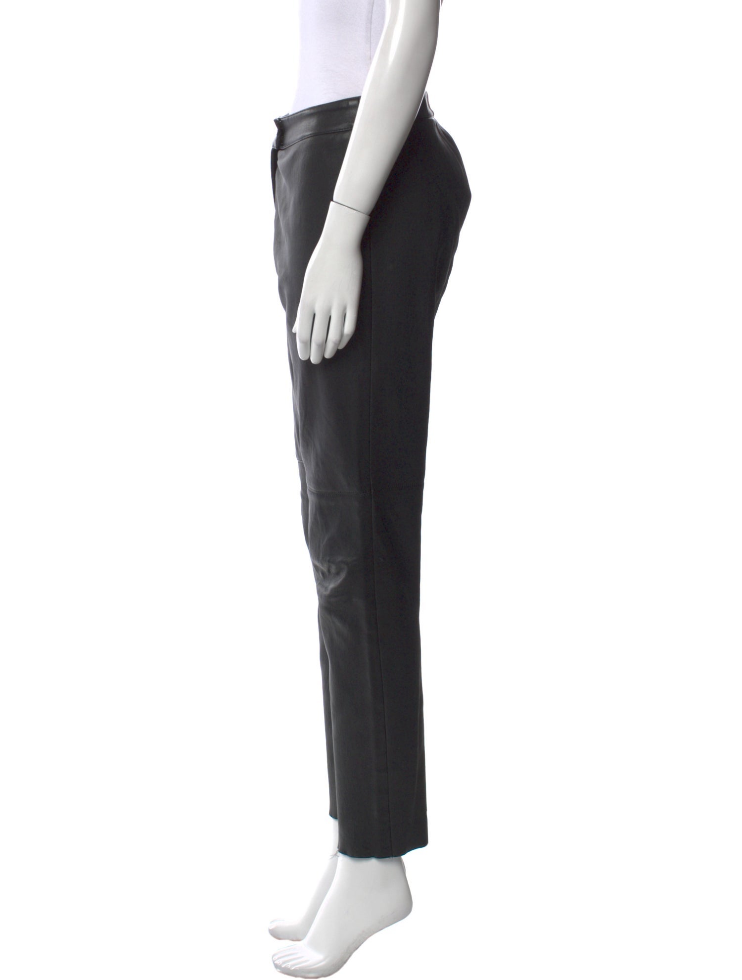 Akris Punto Lambskin Skinny Leg Pants