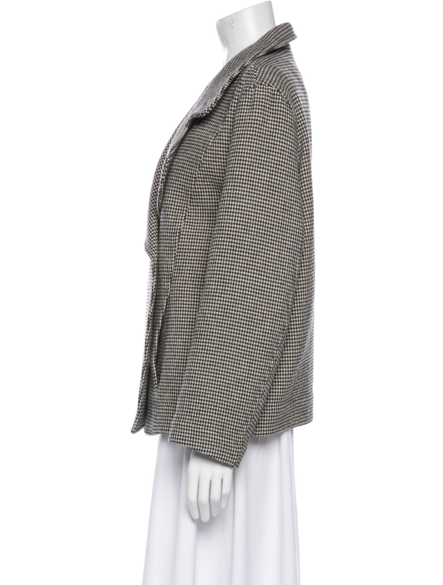 Akris Punto Houndstooth Print Blazer
