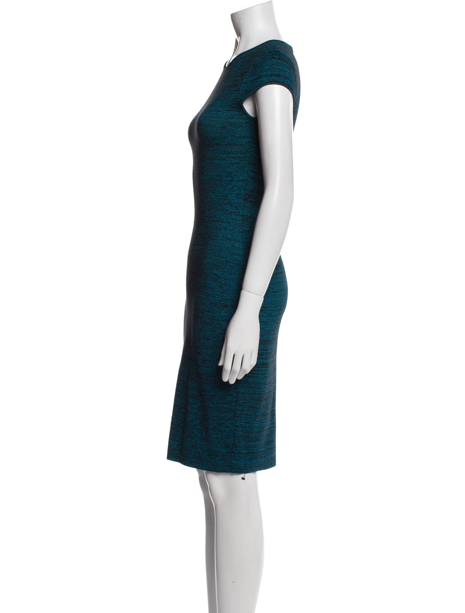 Akris Punto Crew Neck Knee-Length Dress