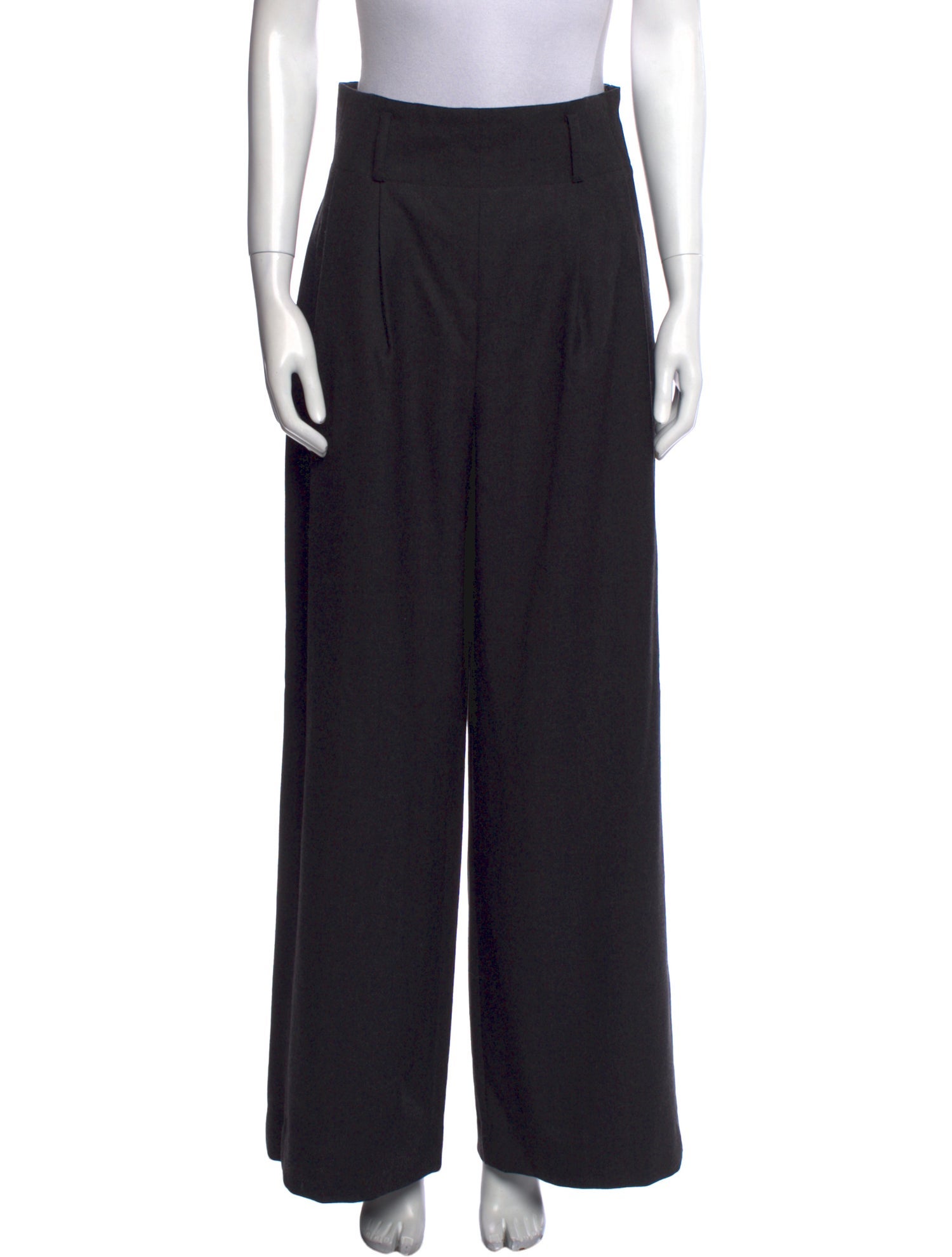 Akris Punto Virgin Wool Wide Leg Pants