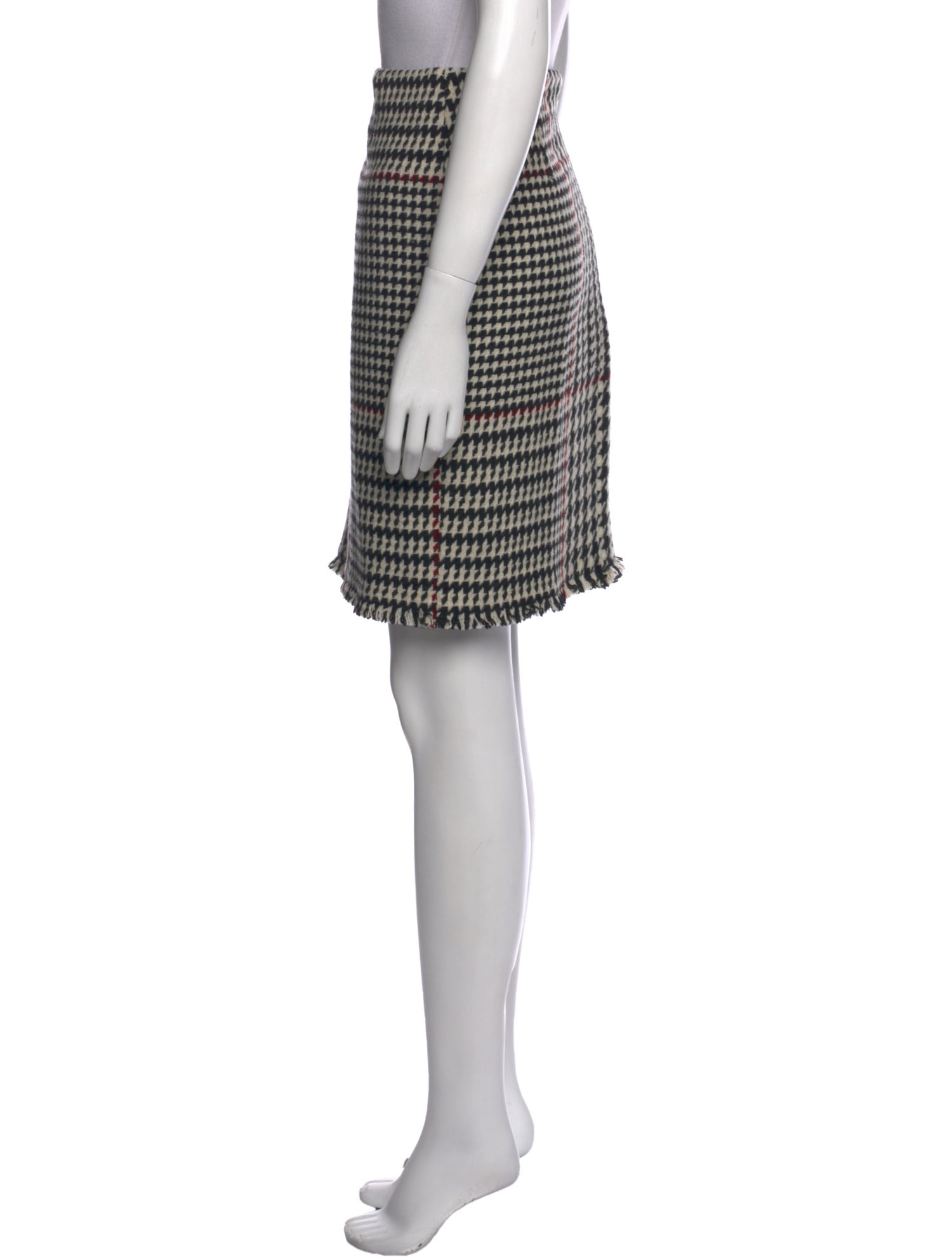 Akris Punto Wool Knee-Length Skirt