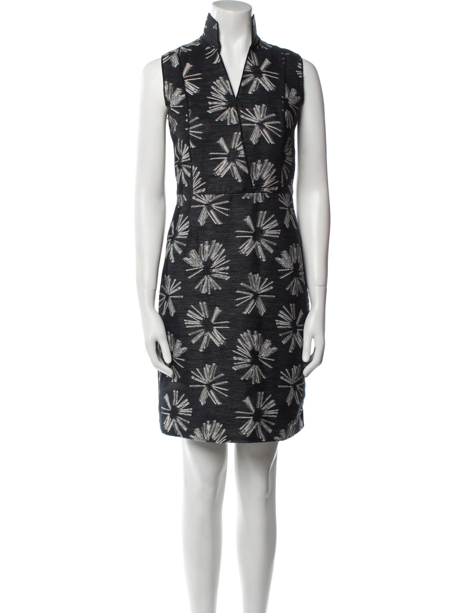 Akris Punto Floral Print Mini Dress