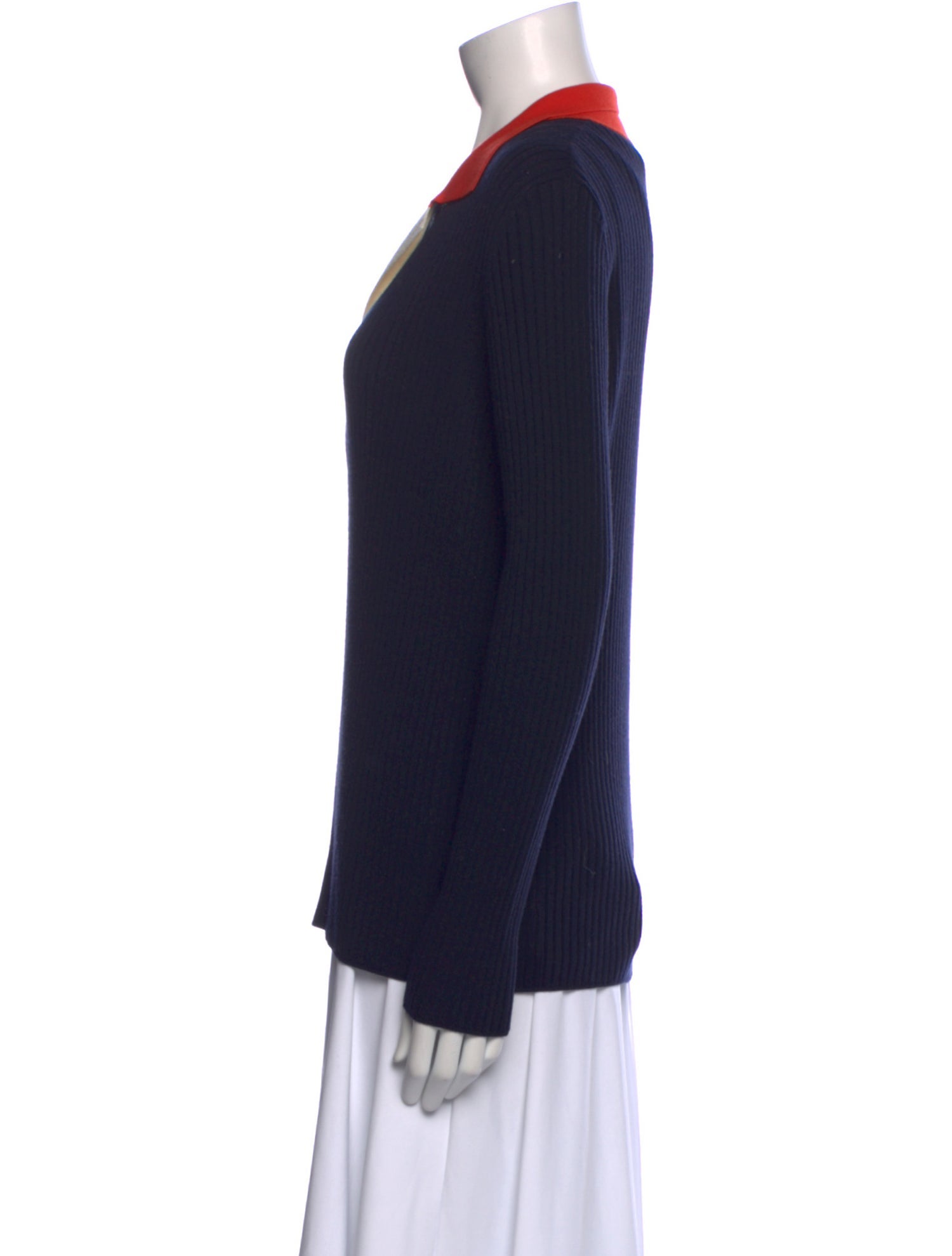 Akris Punto Virgin Wool V-Neck Sweater