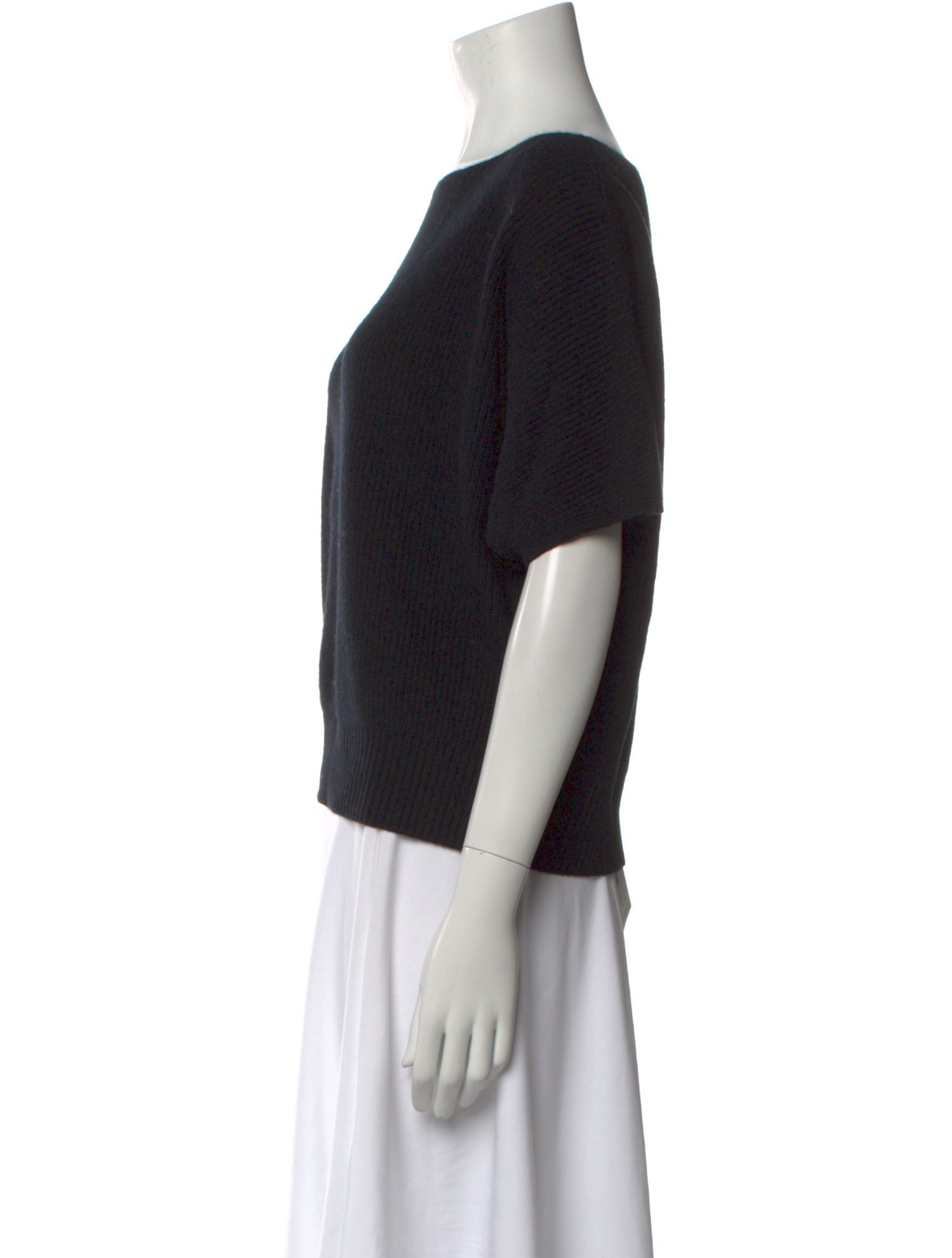 Akris Punto Virgin Wool Bateau Neckline T-Shirt