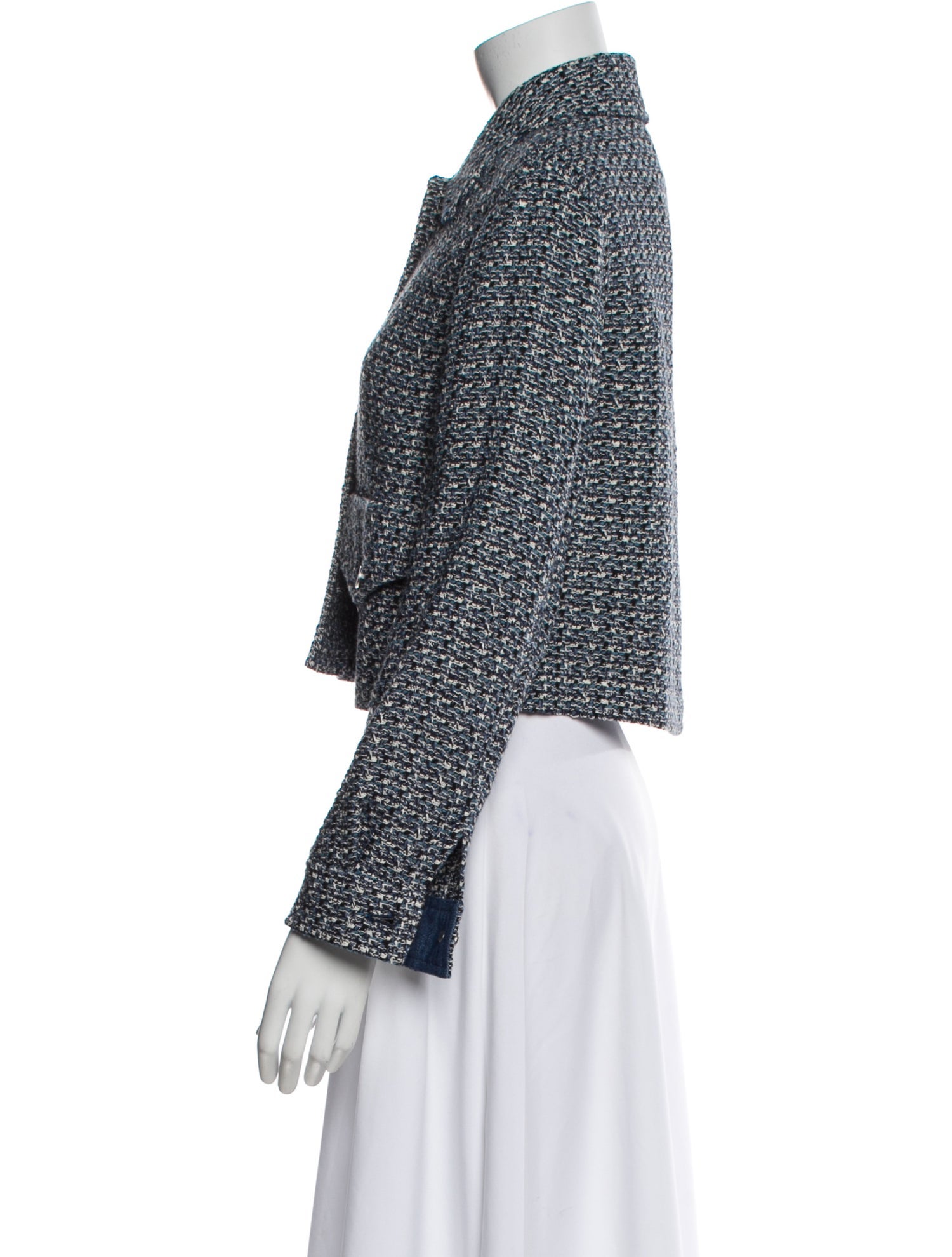 Akris Punto Tweed Pattern Evening Jacket