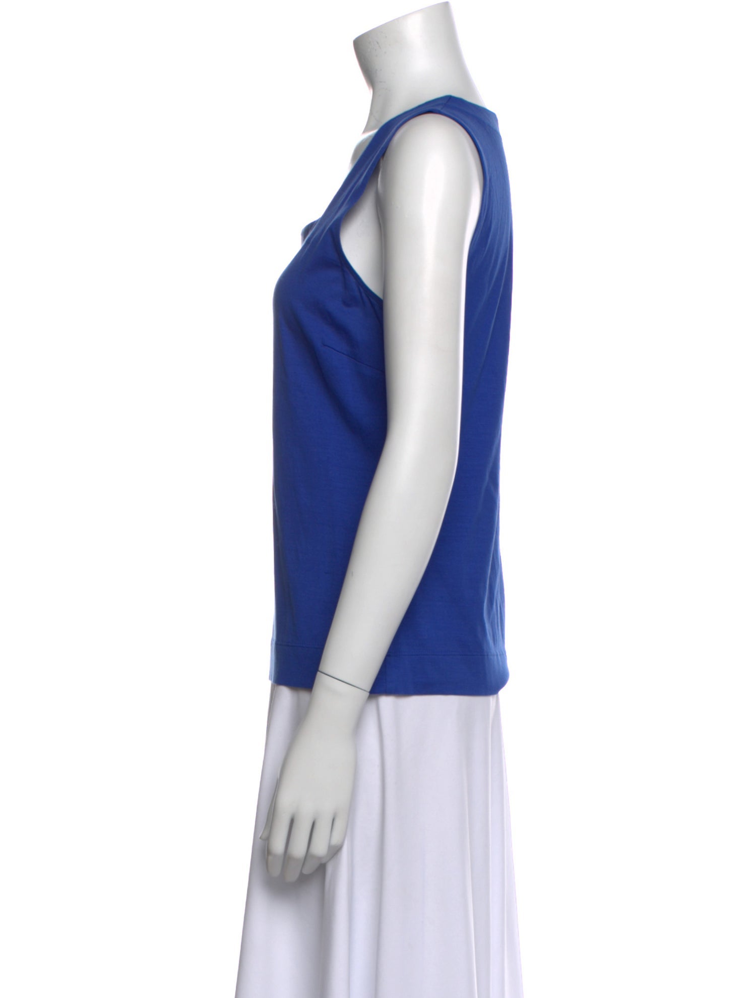 Akris Punto Square Neckline Sleeveless Top