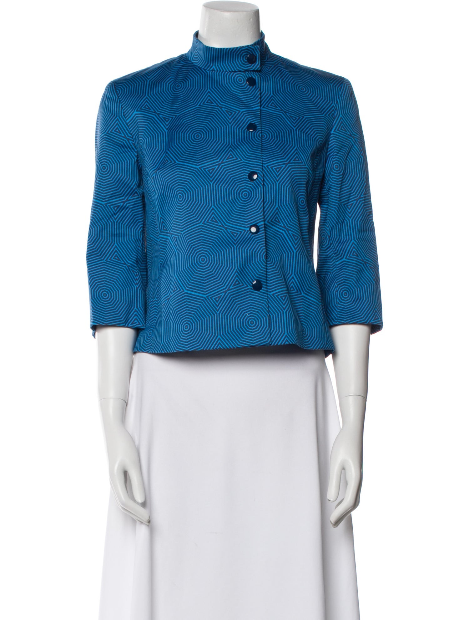 Akris Punto Printed Evening Jacket