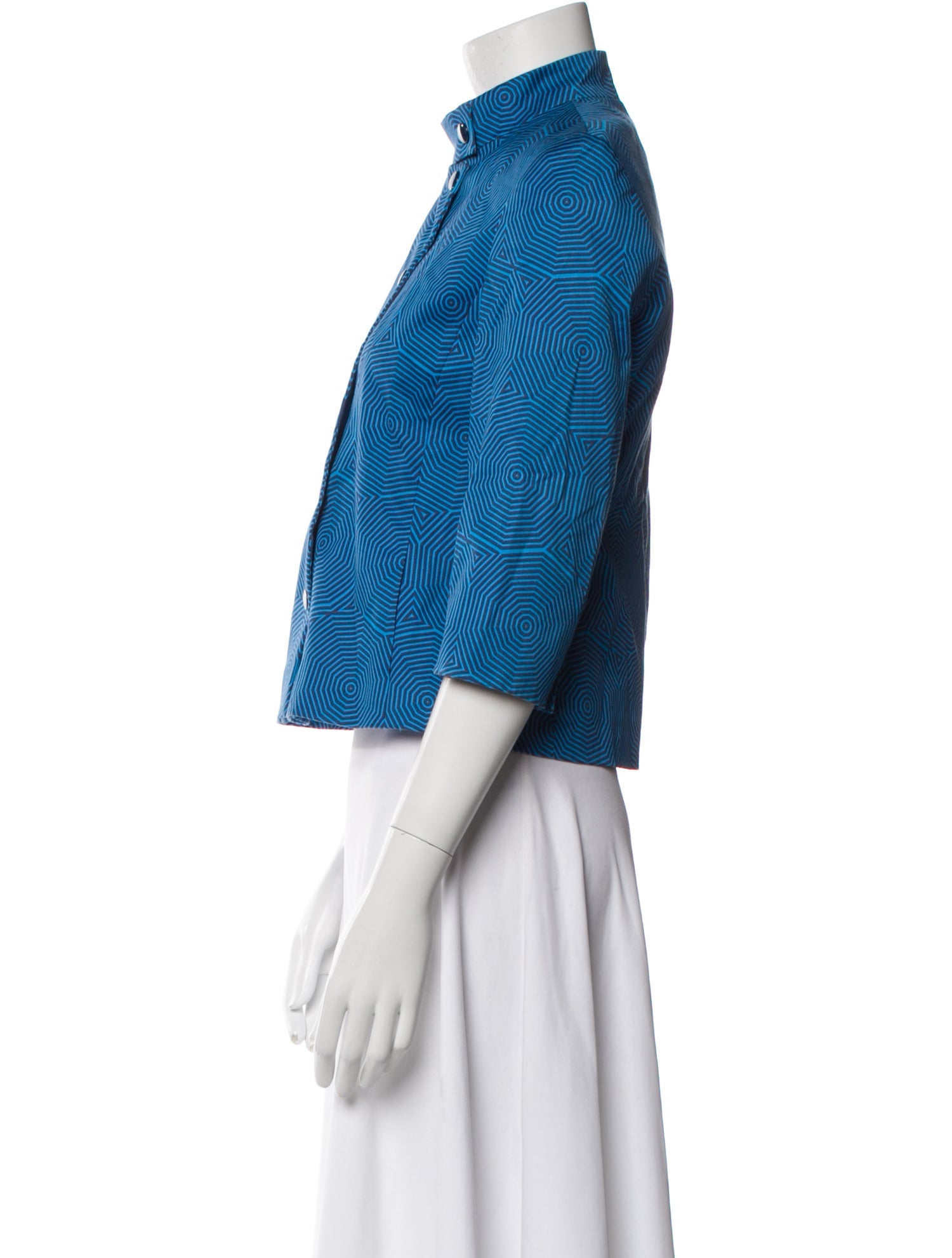 Akris Punto Printed Evening Jacket