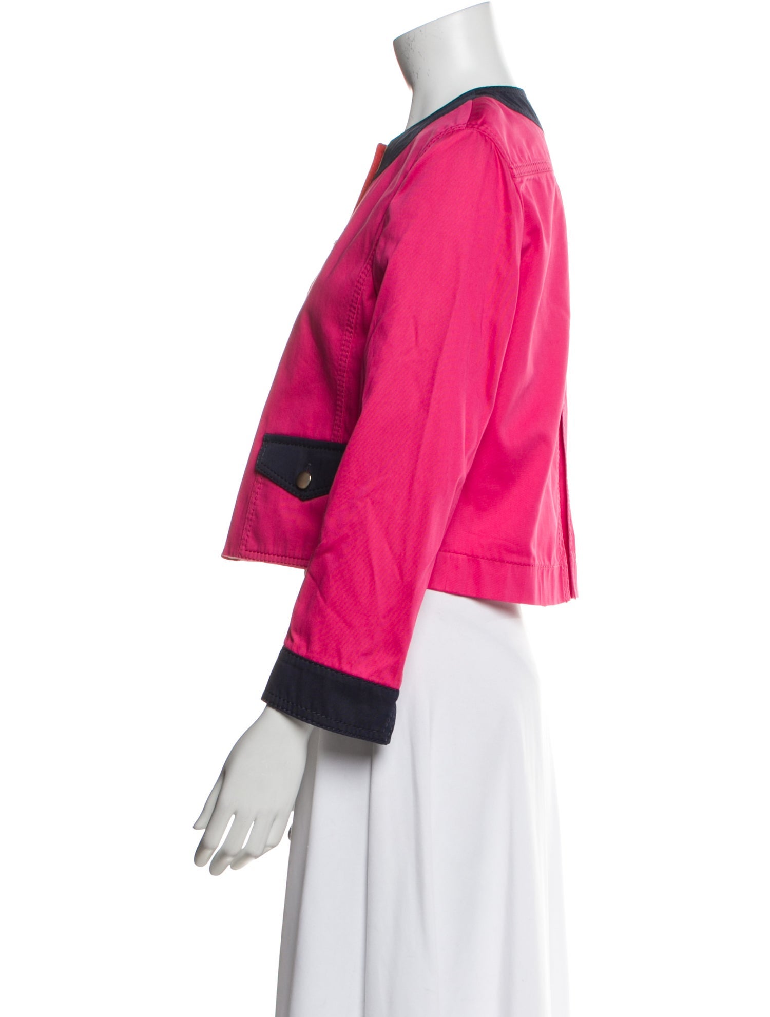 Akris Punto Colorblock Pattern Evening Jacket