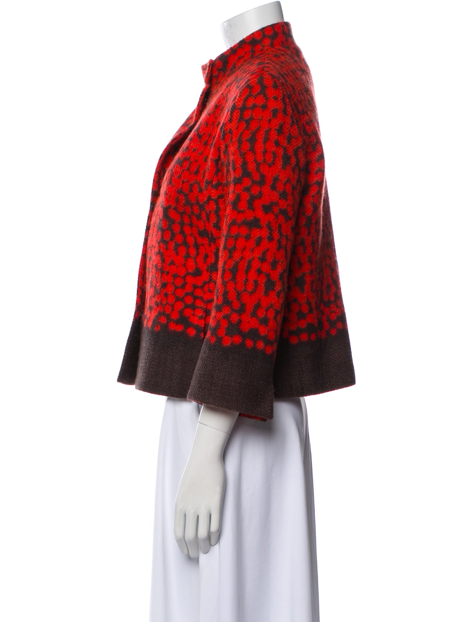 Akris Punto Wool Printed Jacket