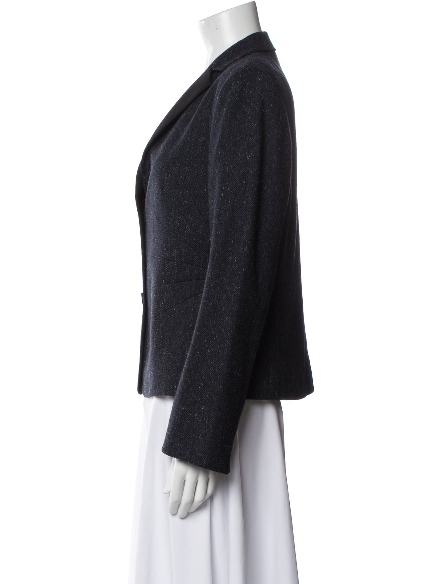 Akris Punto Wool Tweed Pattern Blazer