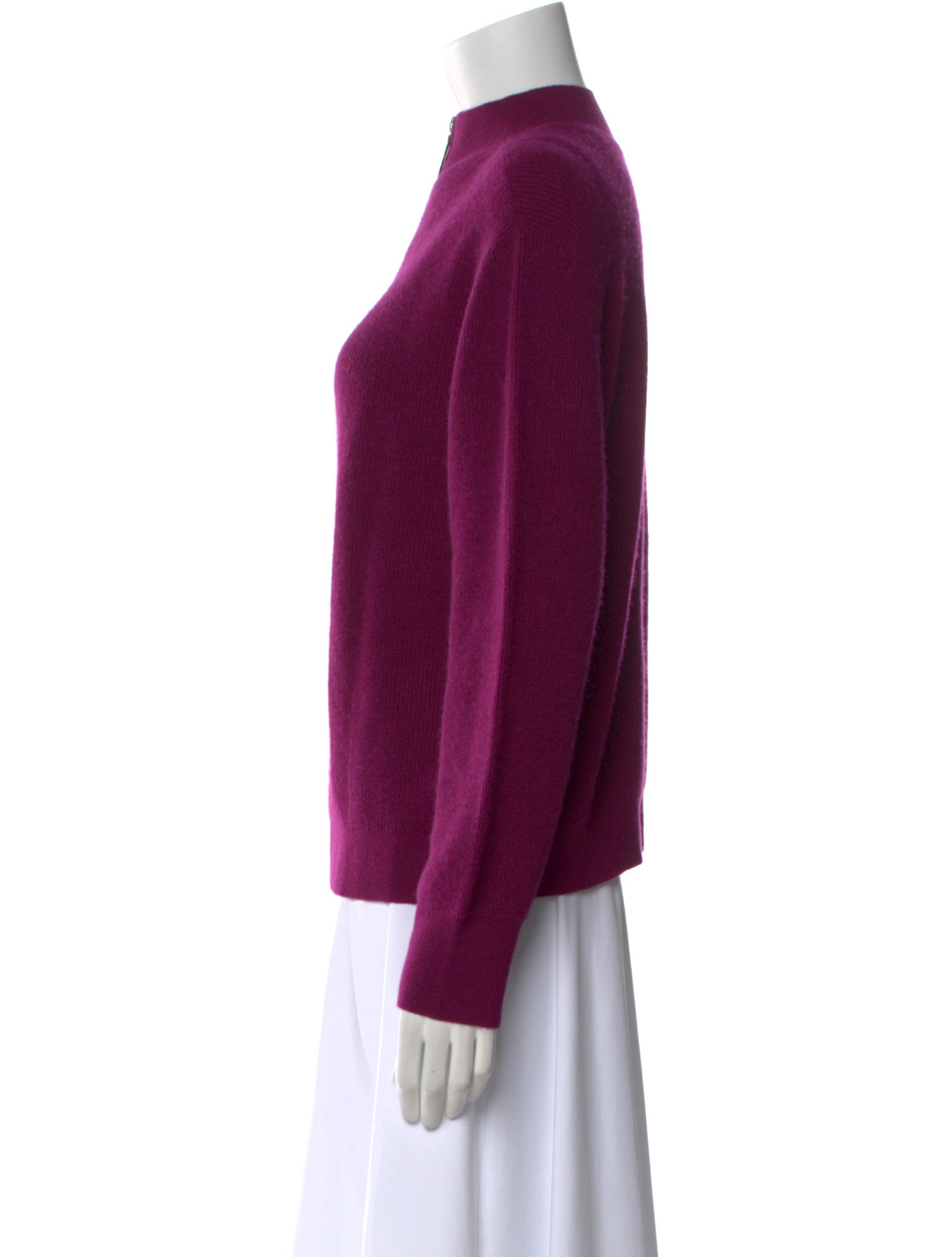 Akris Punto Virgin Wool Mock Neck Sweater