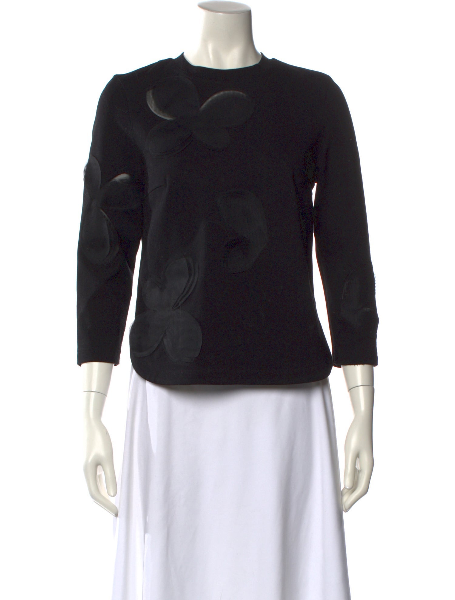 Akris Punto Printed Crew Neck Sweatshirt