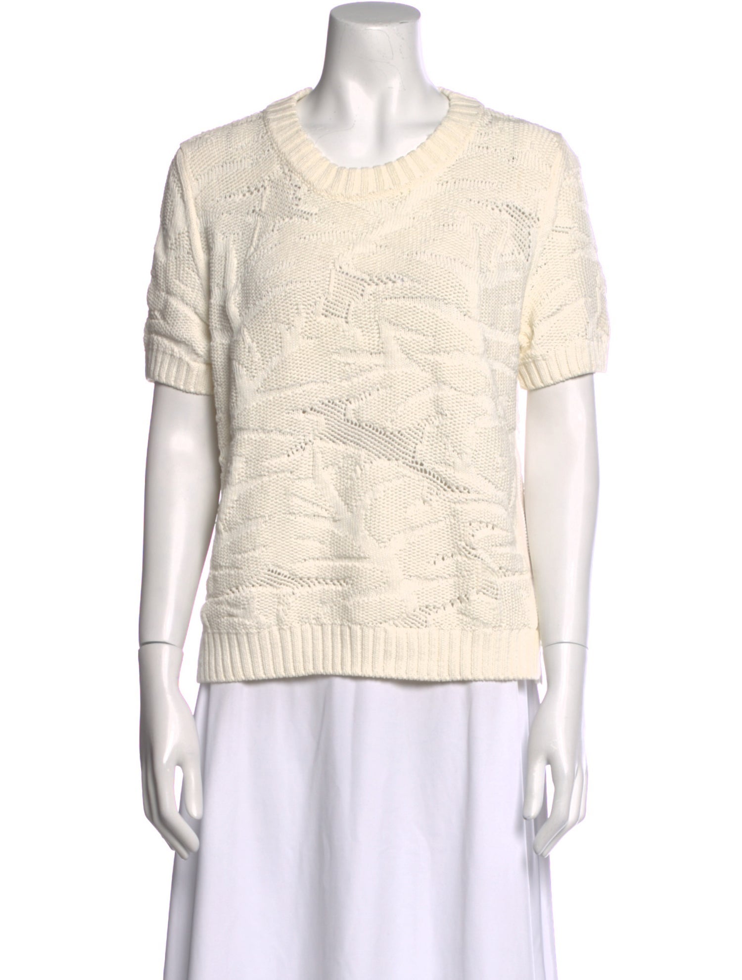 Akris Punto Crew Neck Short Sleeve Top