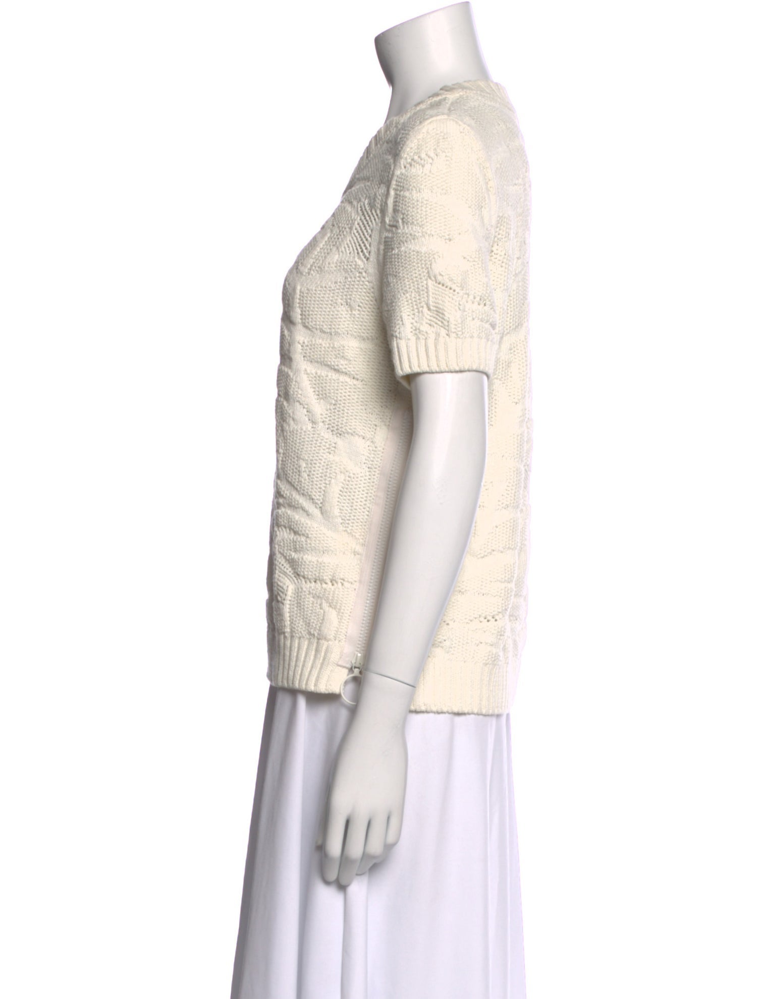 Akris Punto Crew Neck Short Sleeve Top