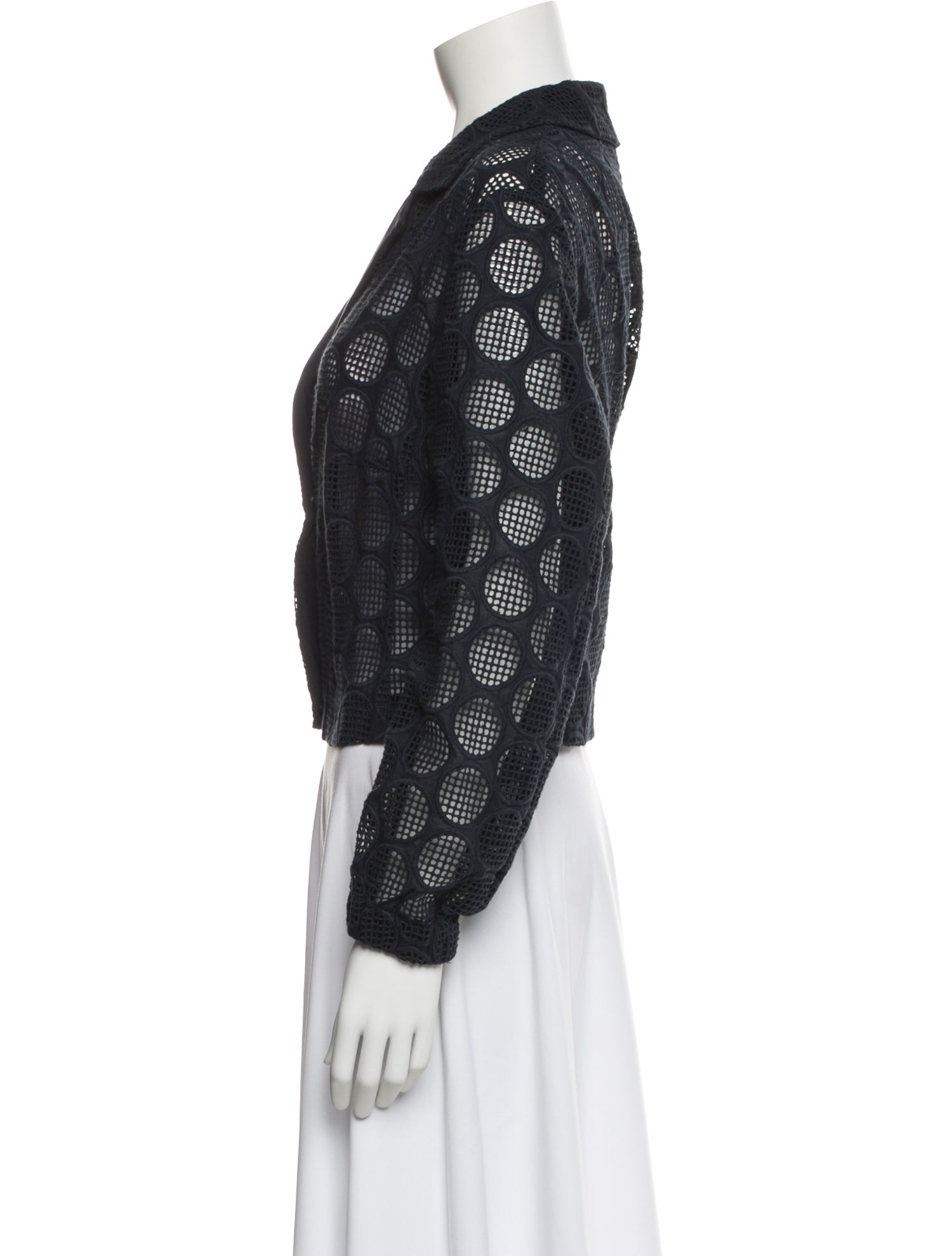 Akris Punto Lace Pattern Evening Jacket