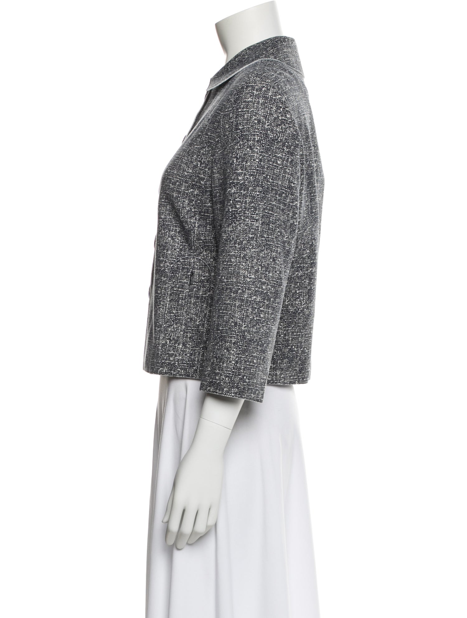 Akris Punto Printed Evening Jacket