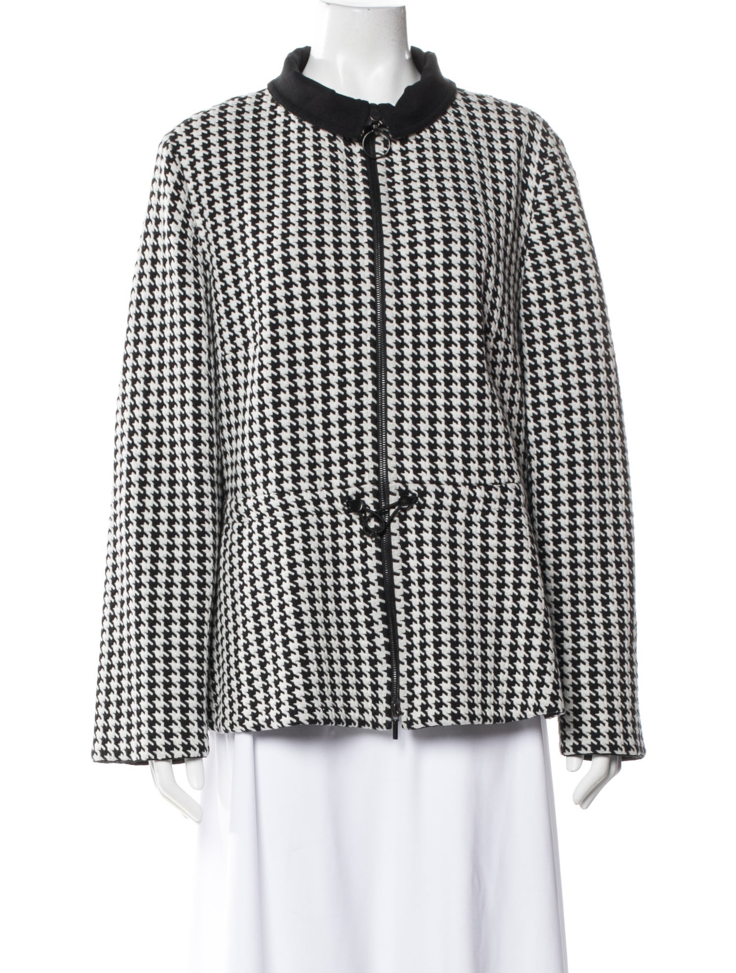 Akris Punto Houndstooth Print Jacket