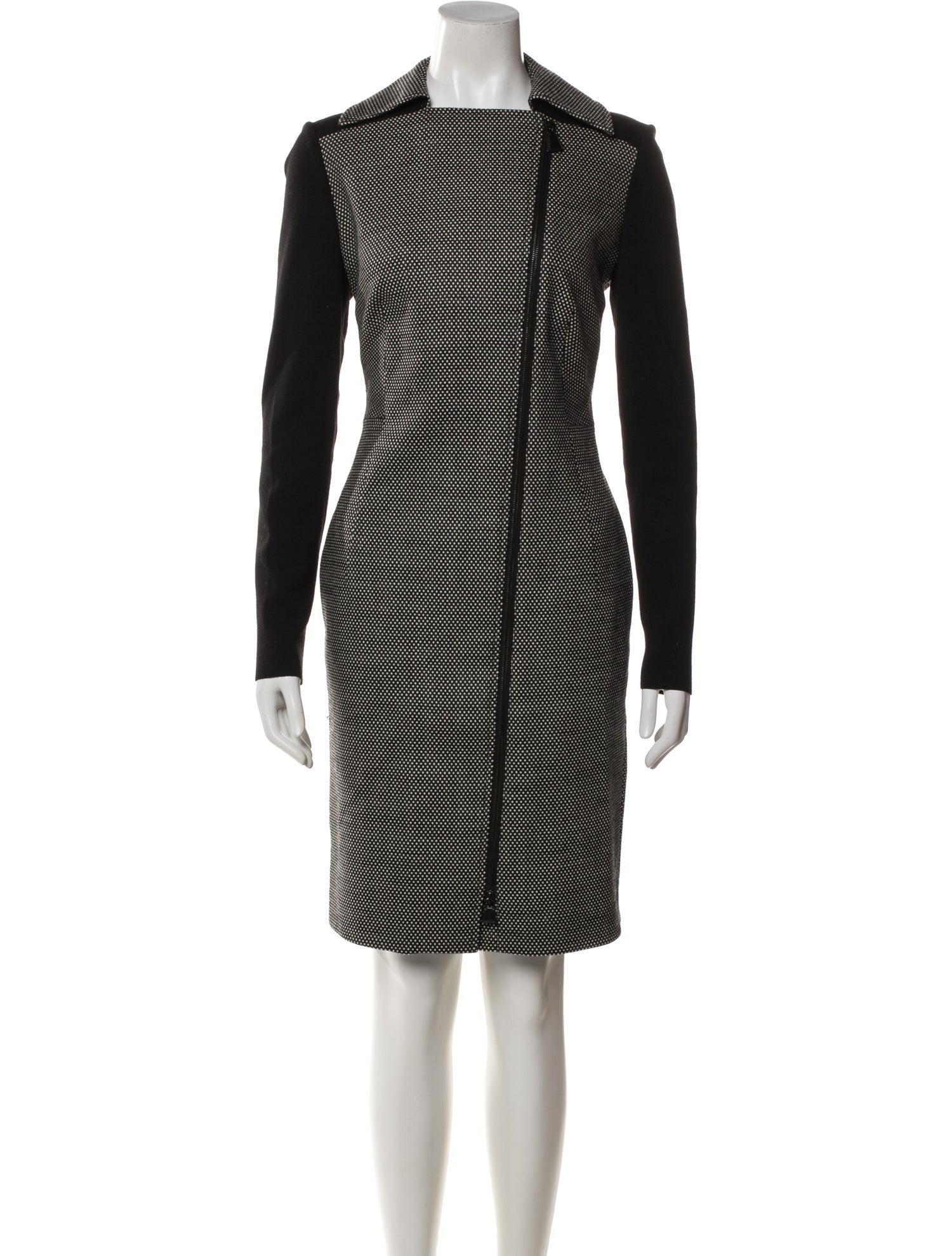 Akris Punto Wool Polka Dot Print Coat