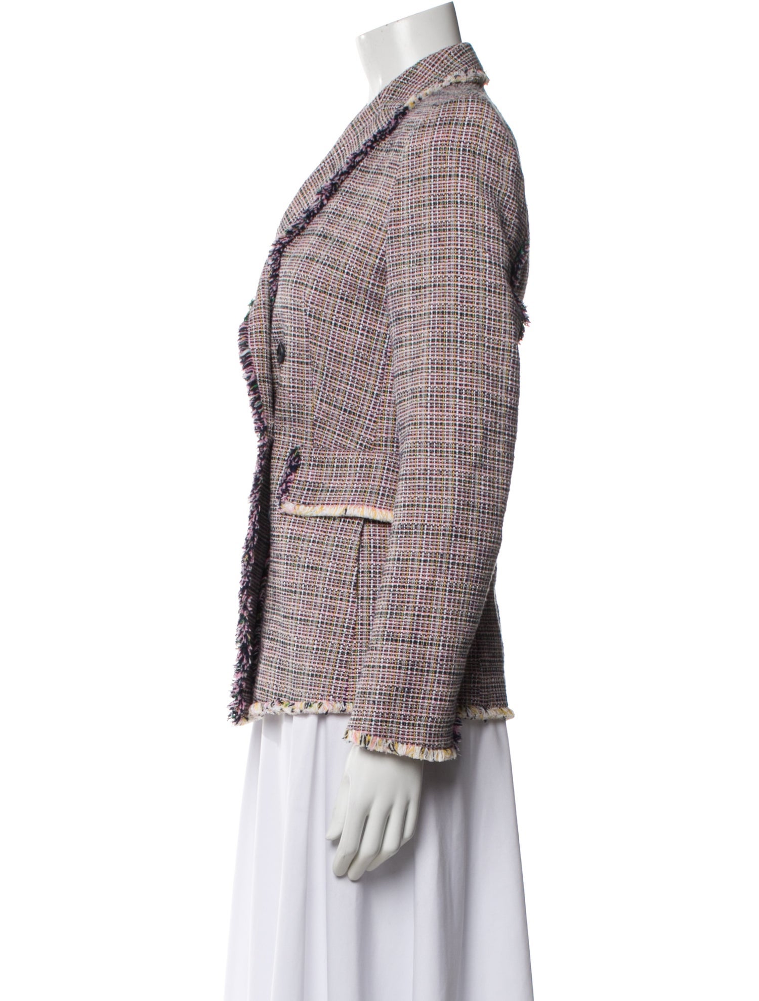 Akris Punto Plaid Print Blazer