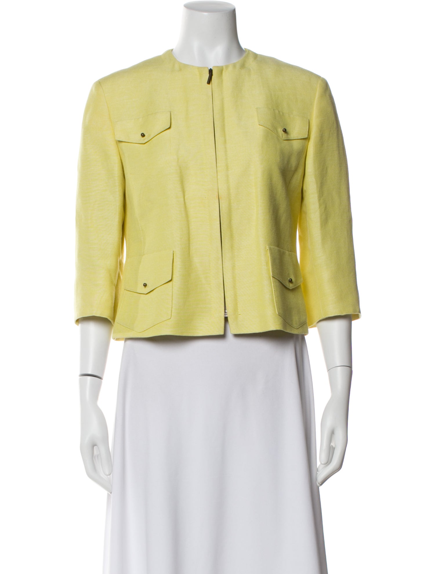 Akris Punto Linen Evening Jacket