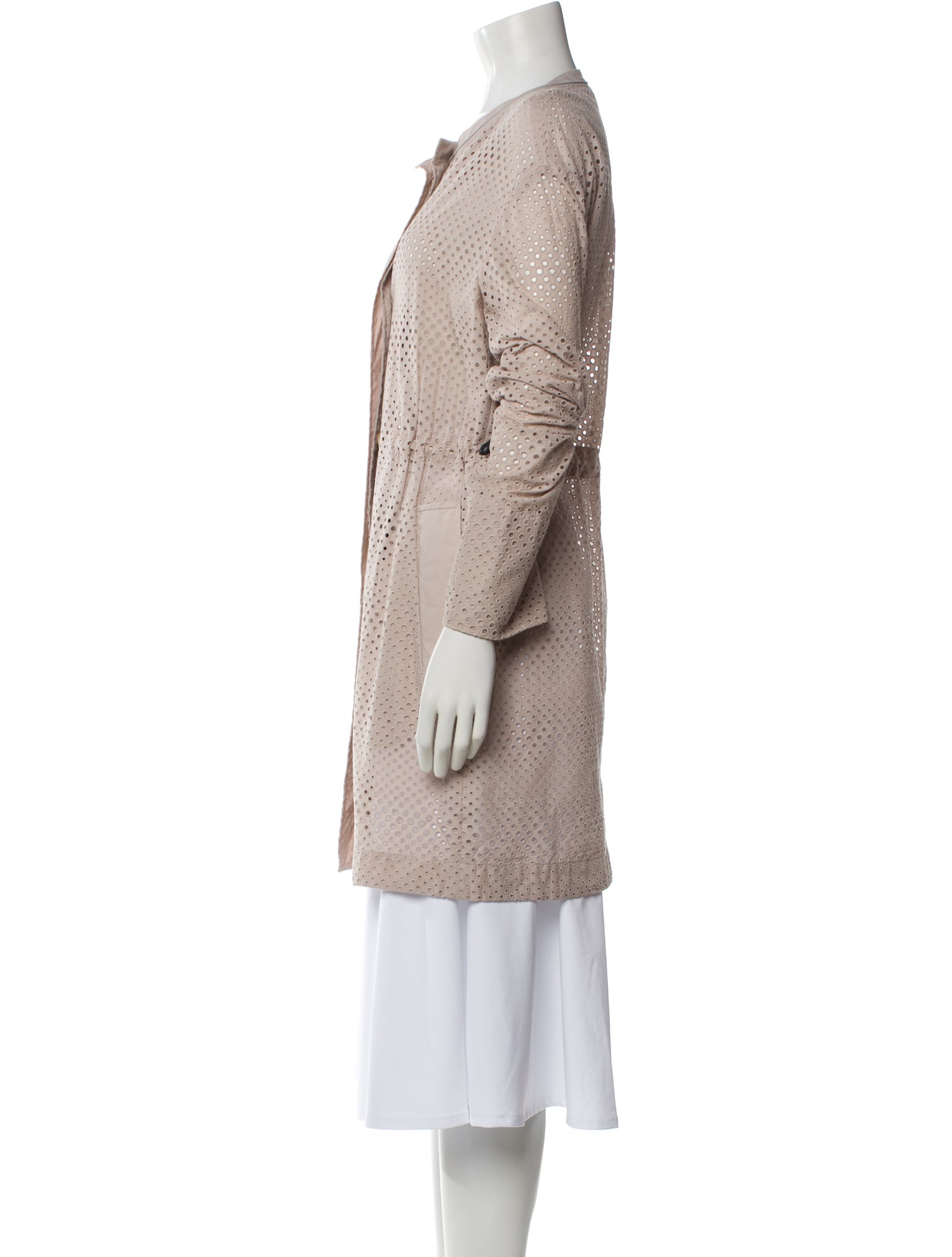 Akris Punto Eyelet Poncho