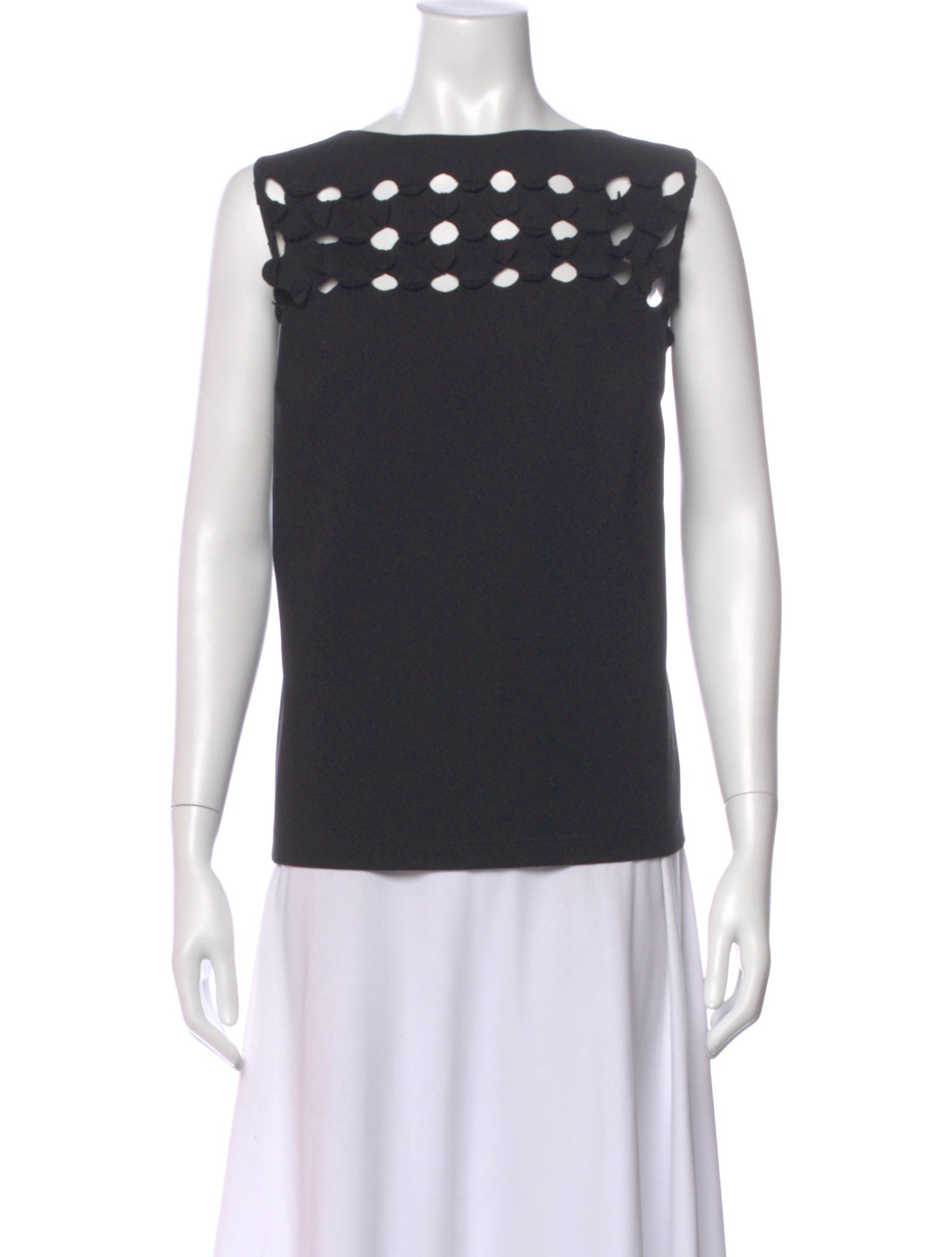 Akris Punto Crew Neck Sleeveless Top