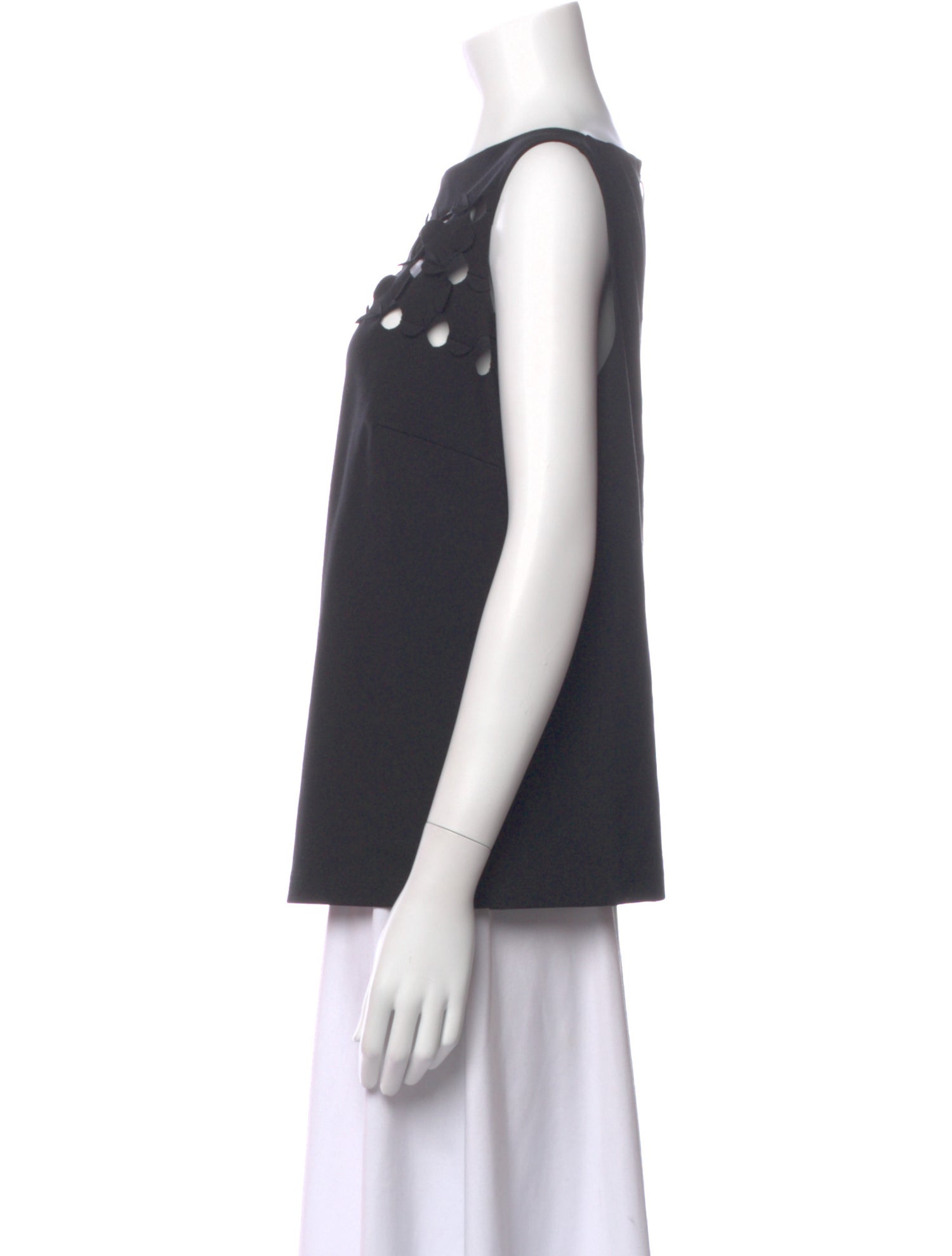 Akris Punto Crew Neck Sleeveless Top