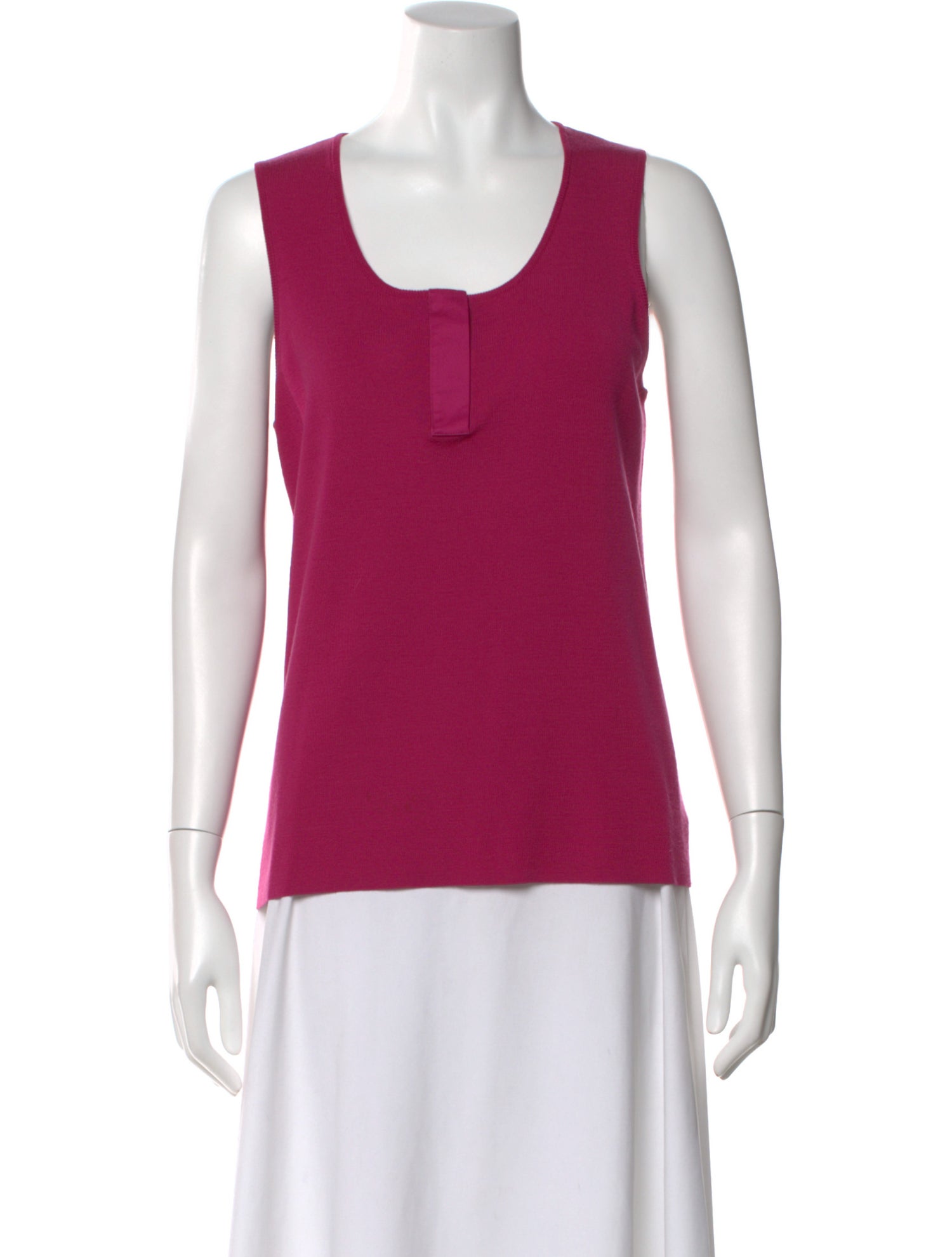 Akris Punto Wool V-Neck Blouse