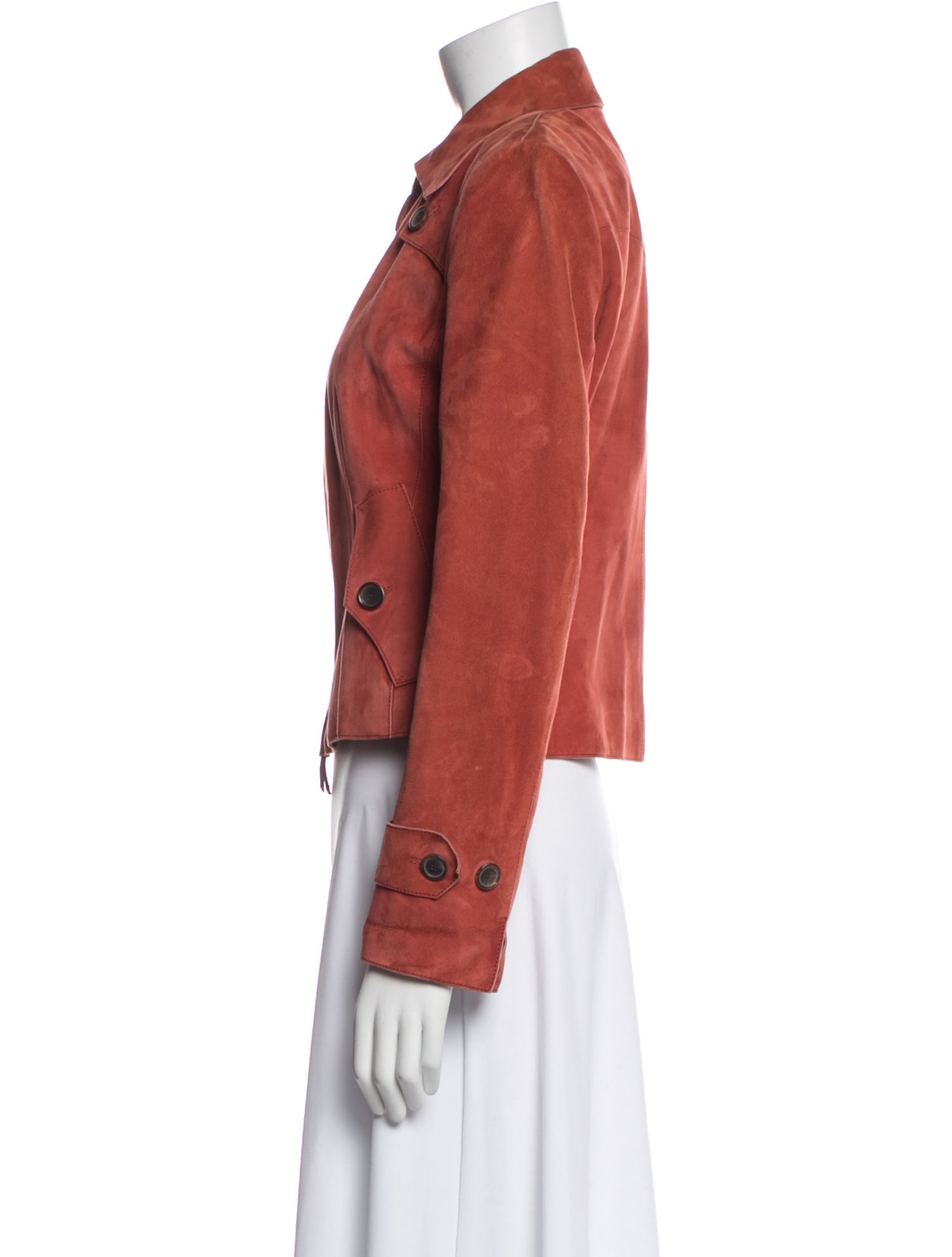 Akris Punto Suede Biker Jacket