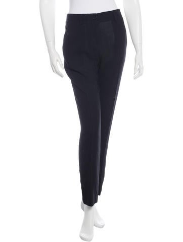 Akris Punto Wool Straight-Leg Pants