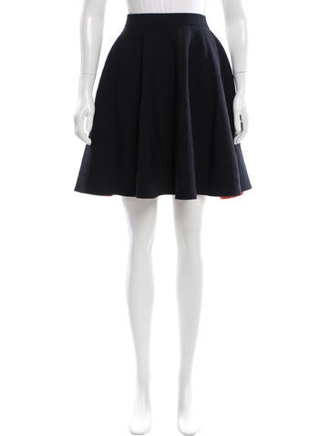 Akris Punto Polka Dot Knee-Length Skirt w/ Tags
