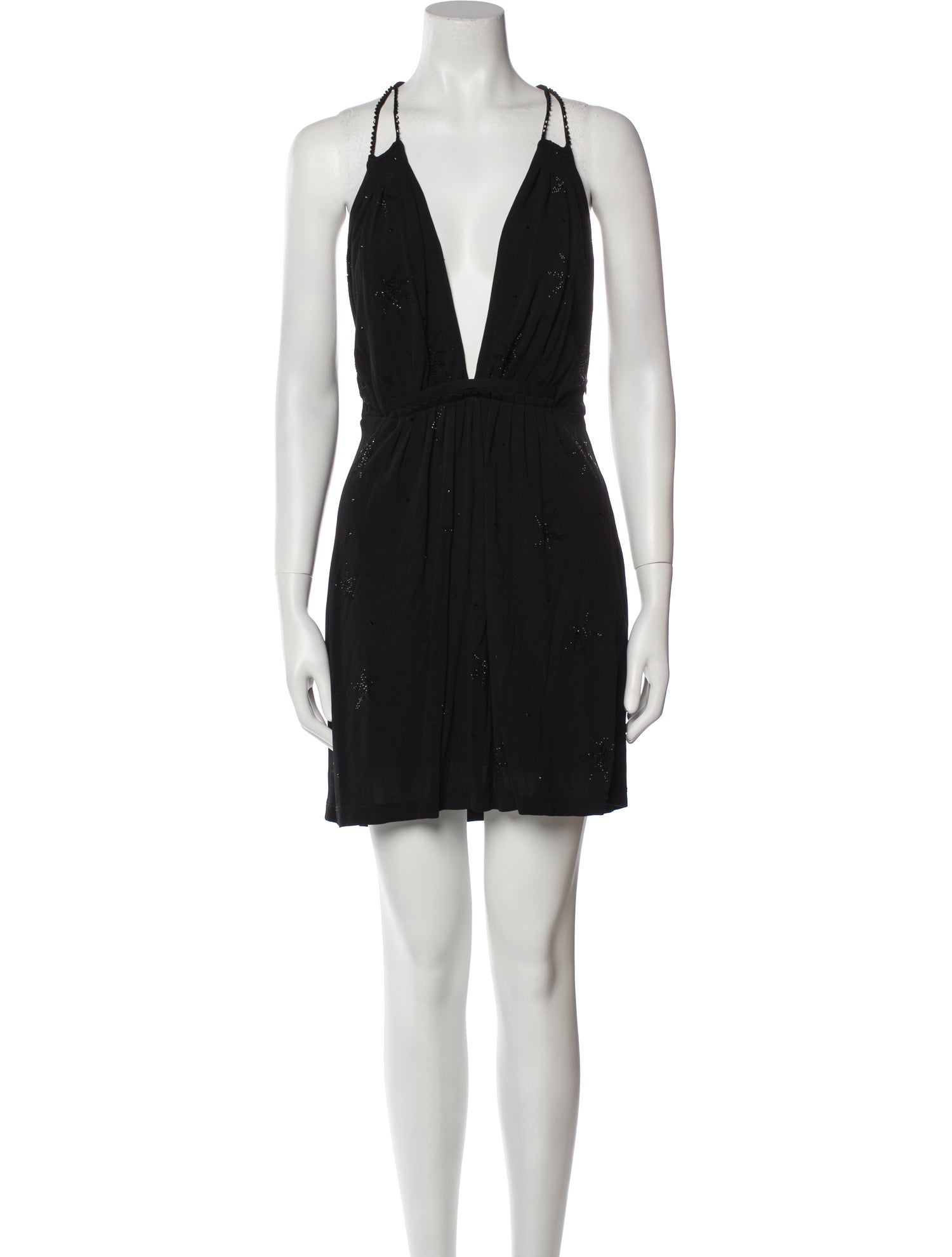 ANIMALE V-Neck Mini Dress