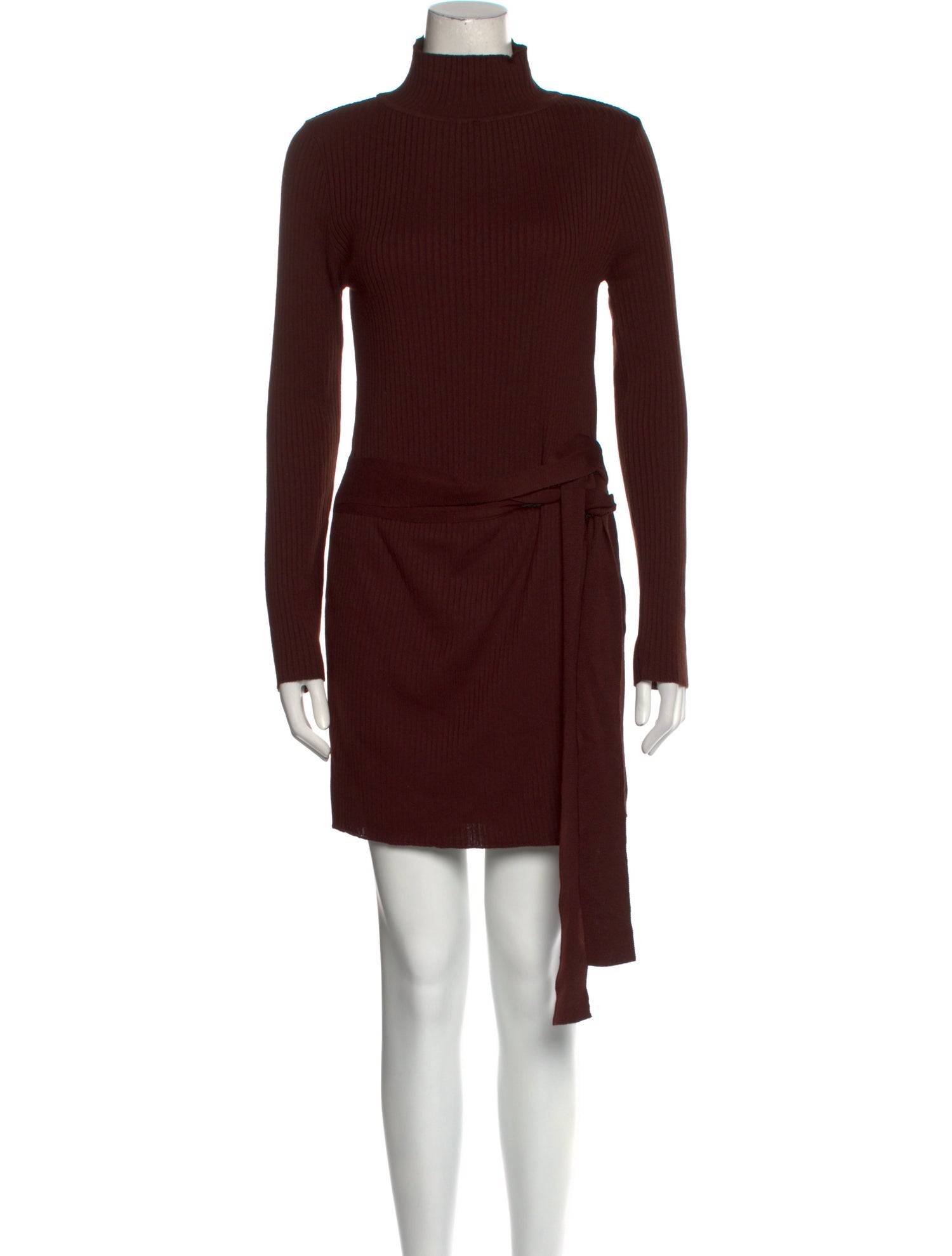 ANIMALE Turtleneck Mini Dress