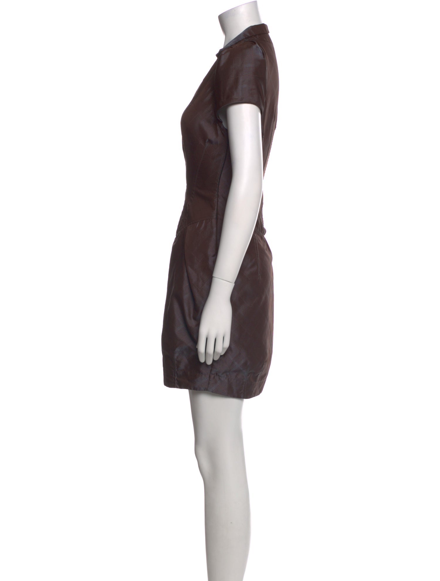 ANIMALE V-Neck Mini Dress