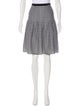 Stripe Print Knee-Length Skirt image 1