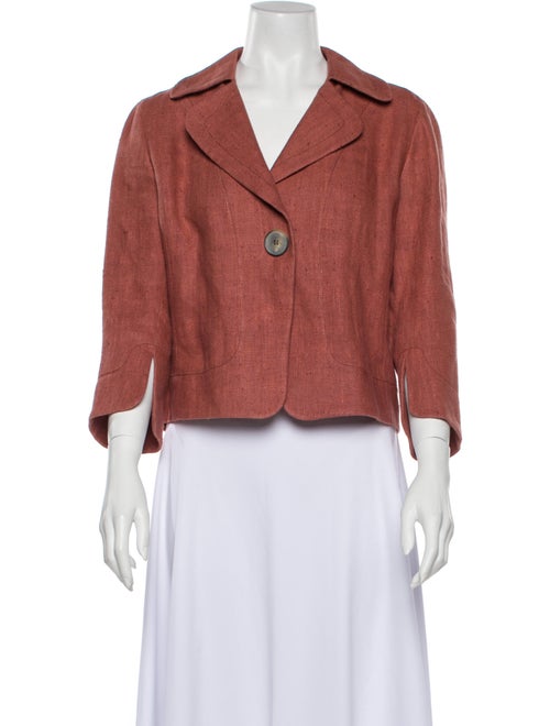 Akris Punto Linen Blazer Pink