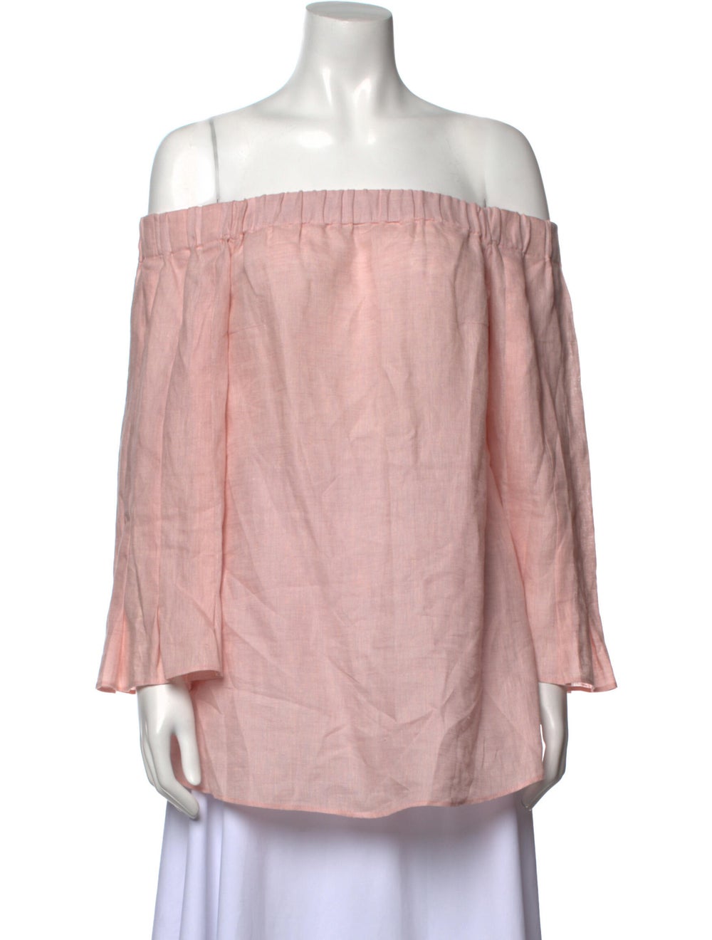 Akris Punto Linen Off-The-Shoulder Tunic - image 1