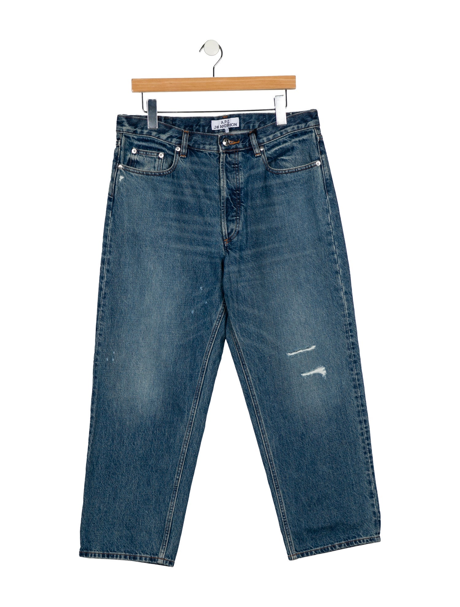 A.P.C. x J.W. Anderson High-Rise Straight Leg Jeans