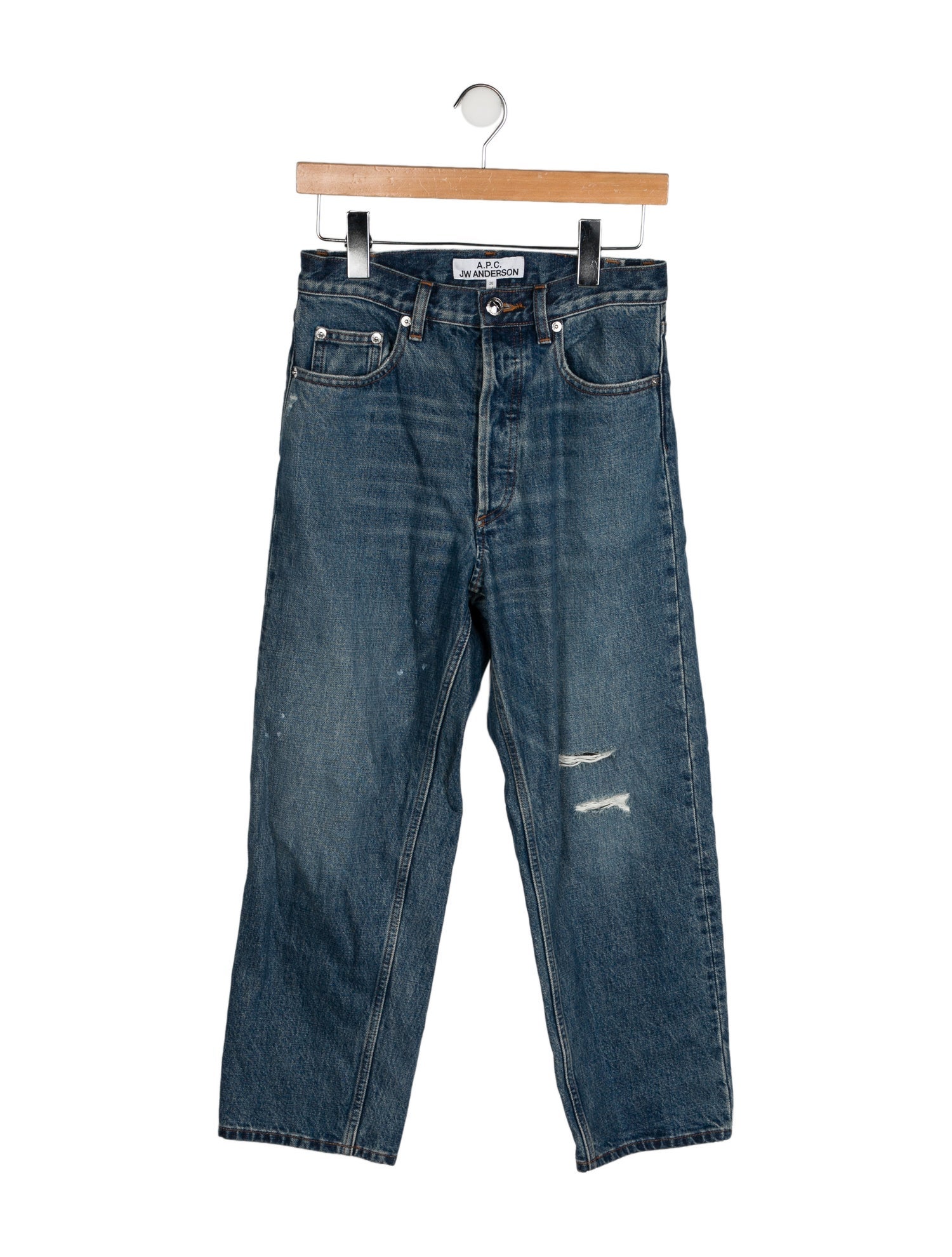 A.P.C. x J.W. Anderson High-Rise Straight Leg Jeans