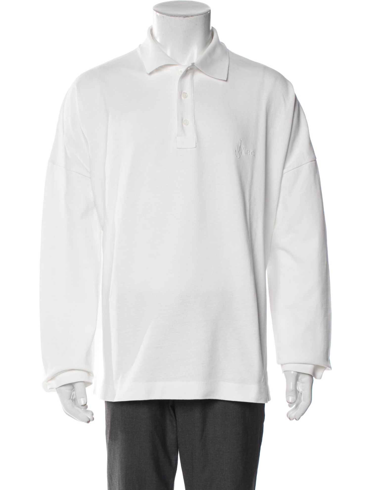 A.P.C. x J.W. Anderson V-Neck Long Sleeve Polo Shirt