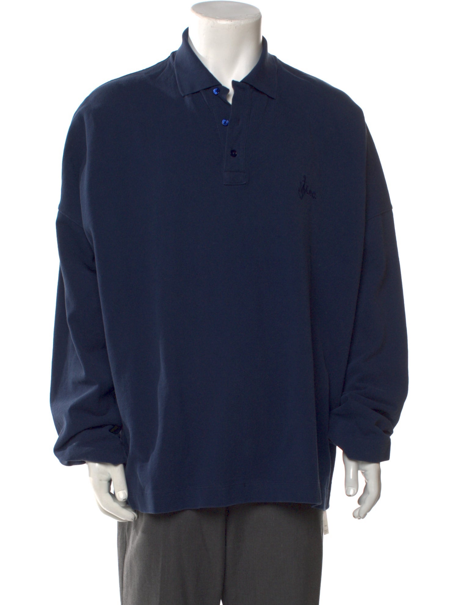 A.P.C. x J.W. Anderson Collar Long Sleeve Polo Shirt