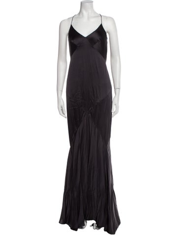 Ark Paris Dresses V-Neck Long Dress M