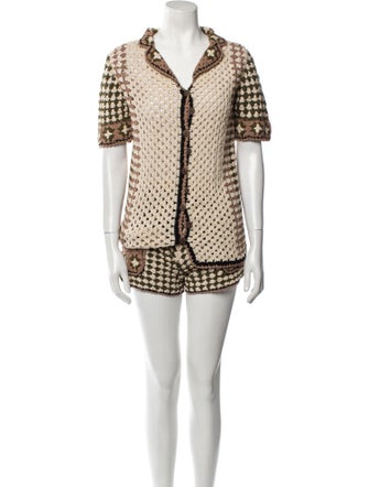 Akoia Swim Patterned Skirt Set