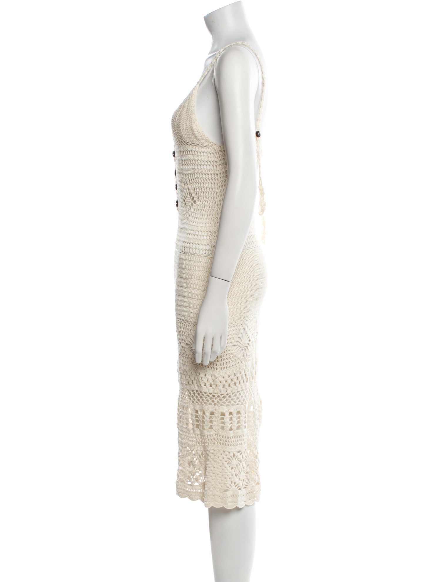 Akoia Swim Crochet Midi Length Dress